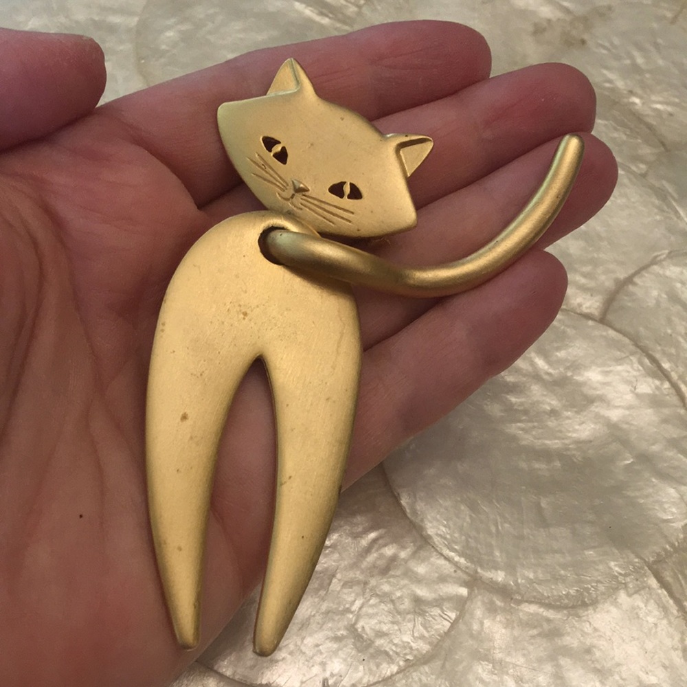 VTG 2 PIECE KITTY PIN